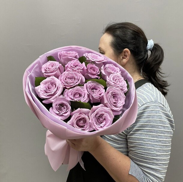 Букет цветов Моно букет из розы маритим 15шт 🌹 за 4290₽ с доставкой в Москве от Территория чувств Титова на Flawery