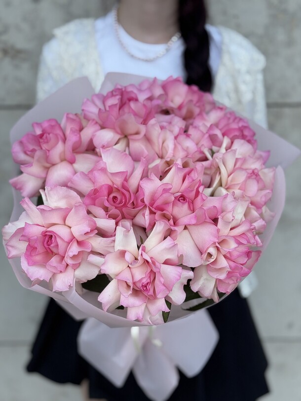 Букет цветов «pink shine» за 3470₽ с доставкой в Москве от Цветочки и Точка на Flawery