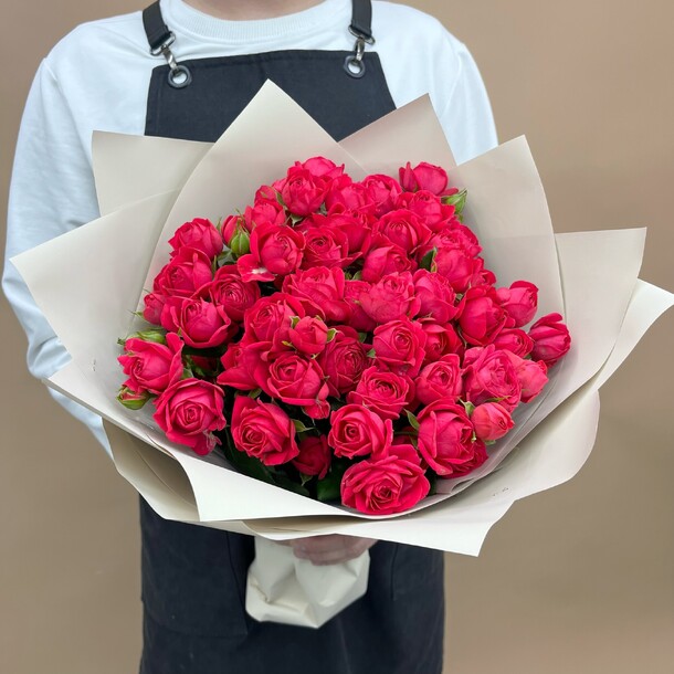 Букет пион роз голландец 15шт n1221 за 3800₽ с доставкой в Москве от Flowerstorg на Flawery
