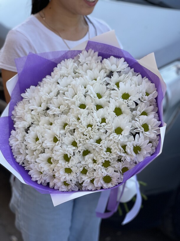 Букет цветов Ромашка 🌸 за 7000₽ с доставкой в Москве от Shedevr tsvetov на Flawery