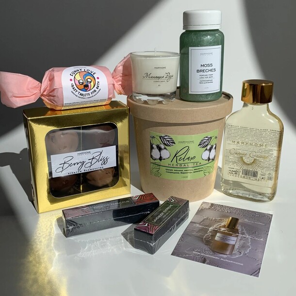 Подарочный набор "медитация" за 8050₽ с доставкой в Москве от MARYHOME на Flawery