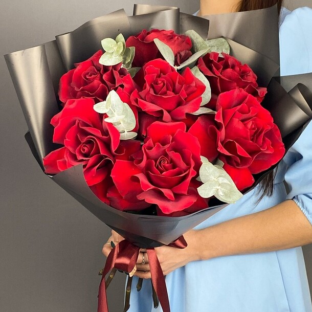 Букет цветов Французские розы за 6200₽ с доставкой в Москве от ArenaFlowers на Flawery