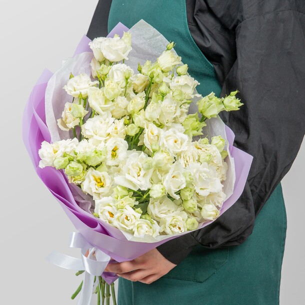 Букет из эустомы «элегия чувств» за 7217₽ с доставкой в Москве от Studio Floristic на Flawery