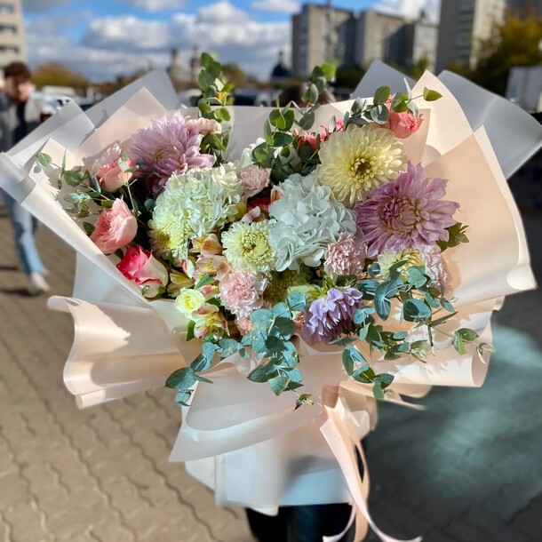 Букет "утро в саду" за 10050₽ с доставкой в Москве от TA - Flowers_24 на Flawery