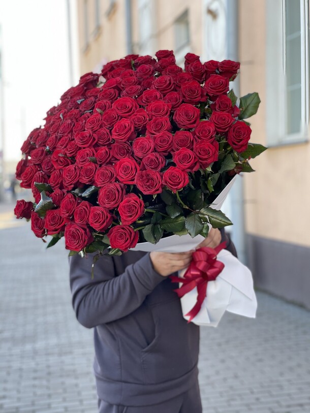 Букет цветов Роза 70 см за 24999₽ с доставкой в Москве от Fashion Flowers на Flawery
