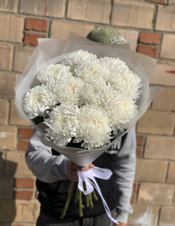 Букет цветов Хризантема за 8100₽ с доставкой в Москве от Elvira flovers на Flawery