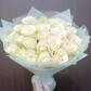 25 белых роз