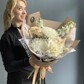 Букет с хризантемой «Сливочная пенка»