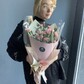Букет розовый из кустовых диантусов