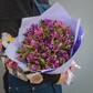 Букет живых цветов из 19 сиреневых альстромерий | арт: 917