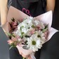 Сборный букет из 3 хризантем и 3 альстромерий | арт: 1415