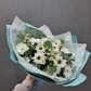 Букет из хризантем с танацетумом