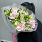 Французские розы с альстромерией
