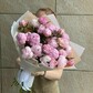 23 розовых пиона букет