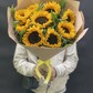 Букет из 9 подсолнухов