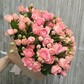 Букет из 19 розовых кустовых пионовидных роз