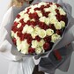 101 Роза Красная и Белая
