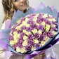 101 Микс (сиреневая и белая)