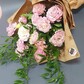 Букет из эустомы с рускусом