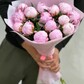 Букет из 15 розовых пионов Сара Бернард