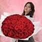 Букет из 101 красной розы