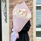 Букет из белых диантусов «Конфетка»