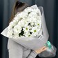 Букет-комплимент из хризантем ромашек