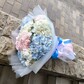 Букет из 9 гортензий