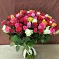 101 роза Кения микс