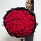 101 красная роза 100 см «Black Desire» 🖤❤️