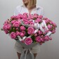 Премиум Круглый букет из 15 пион кустовых роз (027)