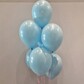 Воздушные шары с гелием, фонтан, голубые, 7 шт Артикул: 3009