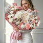 Букет Созвездие в розовом. Авторский букет 3021. Leoraflowers