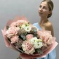 Нежный авторский букет с французской розой