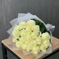 Белые розы 21шт