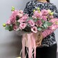 Композиция Эустома душистая в коробке