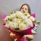 "WOW Букет" из Розы и кустовой Хризантемы