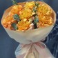 Букет из ярко-оранжевых роз