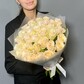 Монобукет ванильных роз шармант (35 шт)