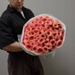 Большой букет из 51 пионовидной розы Лондон Ай