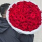 Красные розы 49 шт