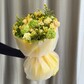Букет из кустовой хризантемы ,зеленых Сантини ,кустовой розы,вибурнума,солидаго