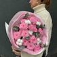 Букет из Хризантемы с хлопком