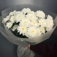 Моно букет из 7 белых Хризантем