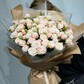 Букет из бежевых кустовых роз