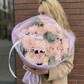 МОНО букет из нежной хризантемы и эвкалипта🌸