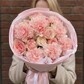 Нежный букет из кустовой розы и диантусов🌸