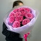 Пионовидные розы в нежной упаковке