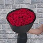 Букет красных роз 51 штук