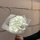 Монобукет с белой гортензией